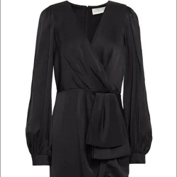Sachin + Babi Anais Wrap Draped Satin Dress - Picture 1 of 14
